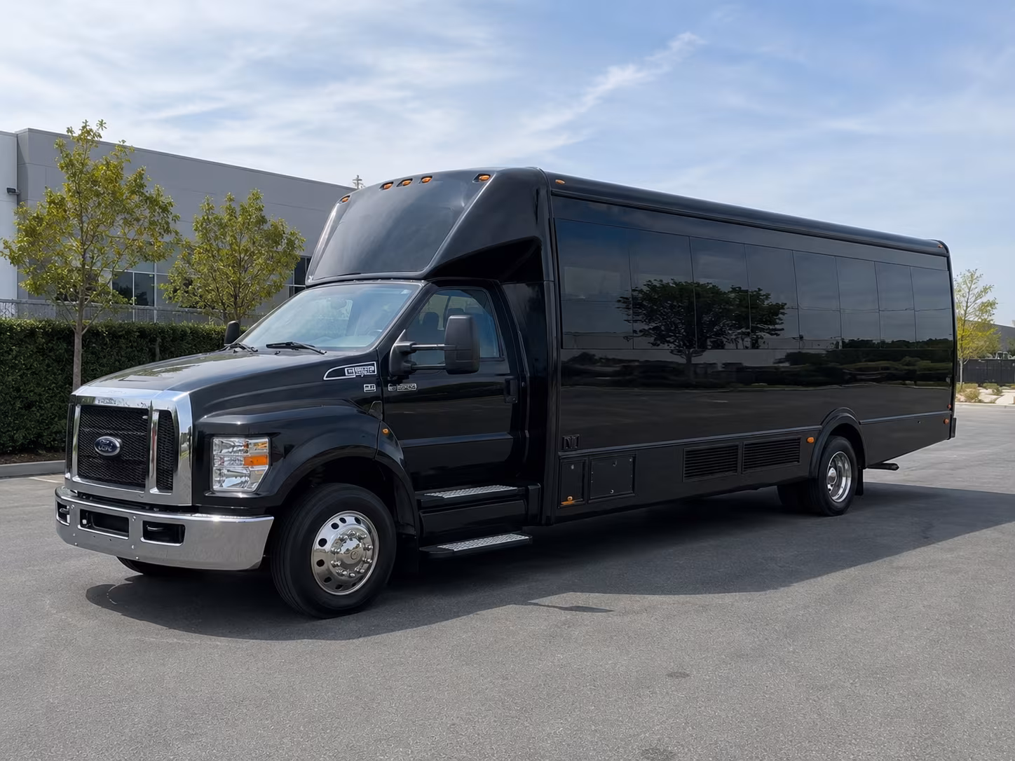Passenger seating aboard a party bus rental serving Port St. Lucie