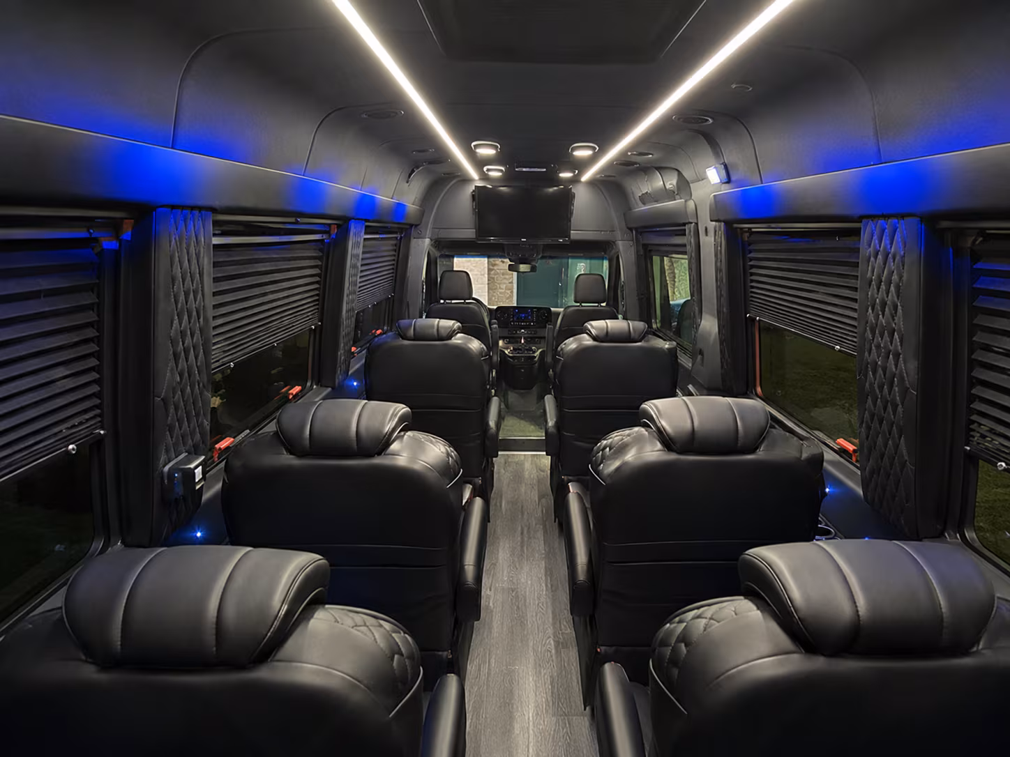 Port St. Lucie Airport Shuttle & Transportation party bus exterior