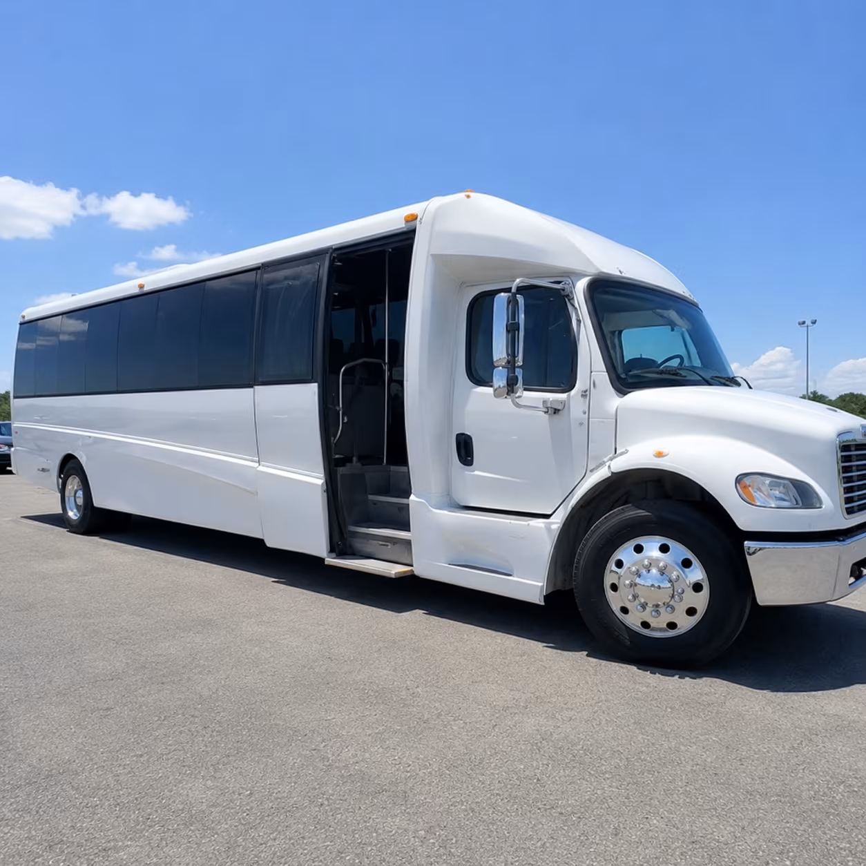 Port St. Lucie Airport Shuttle & Transportation party bus exterior