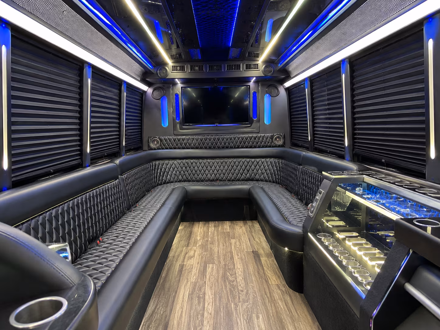 Port St. Lucie Bachelor & Bachelorette Transportation party bus exterior