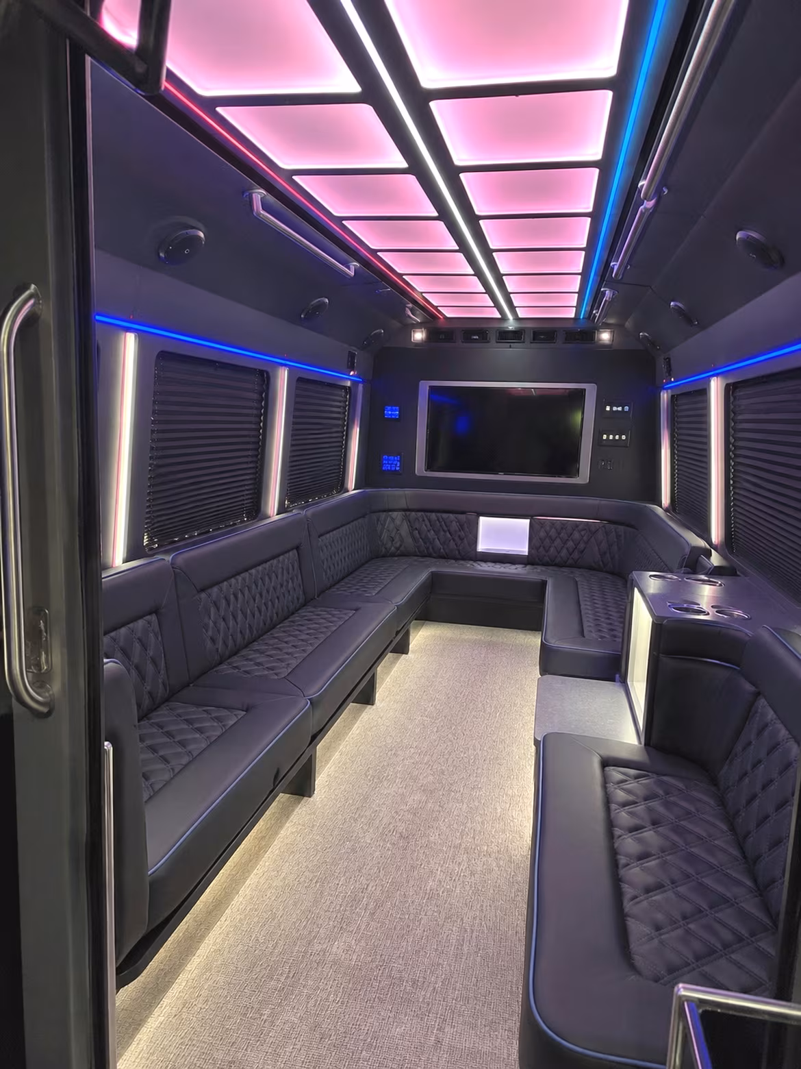 Port St. Lucie Concert & Music Festival Transportation party bus interior