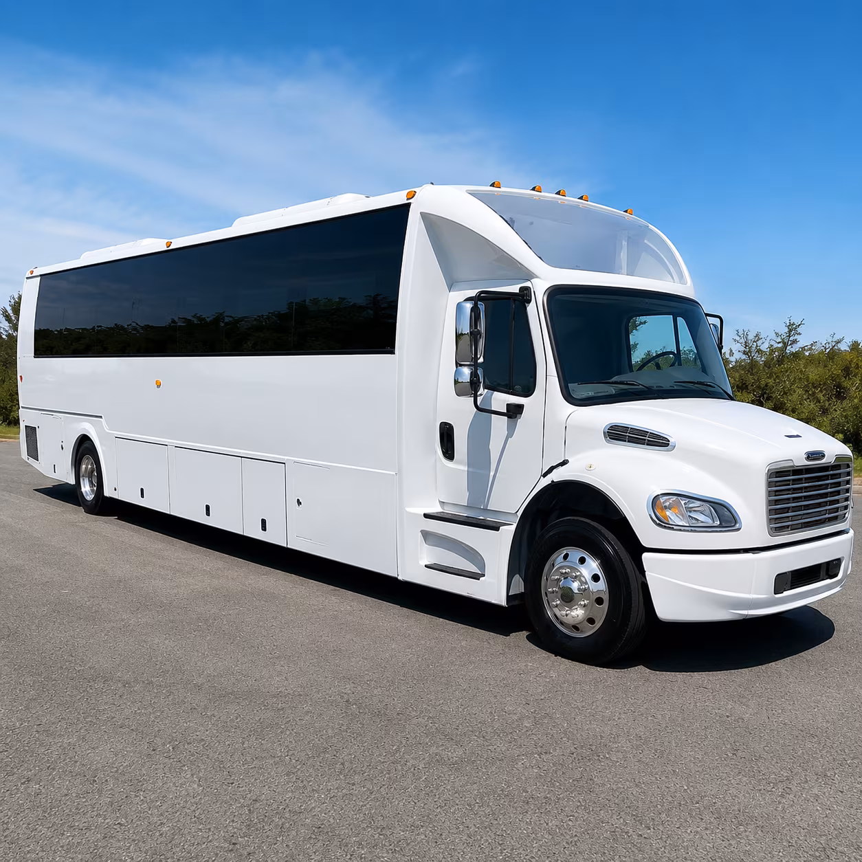 Port St. Lucie Private Event Transportation party bus interior