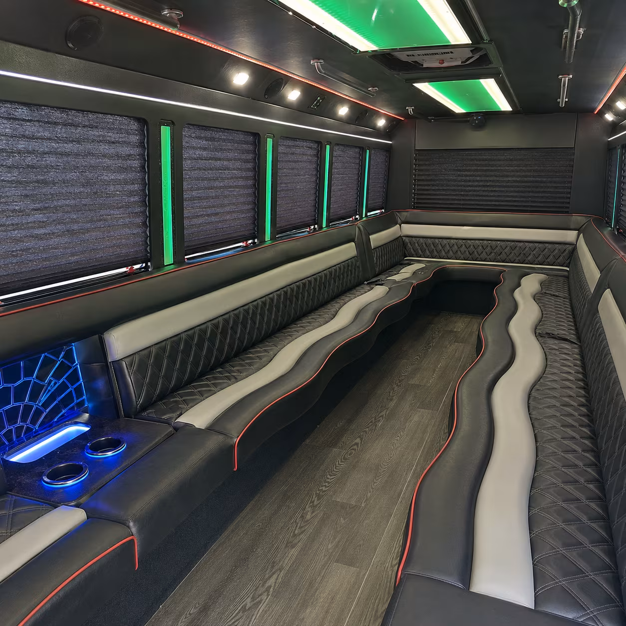 Port St. Lucie Private Event Transportation party bus exterior