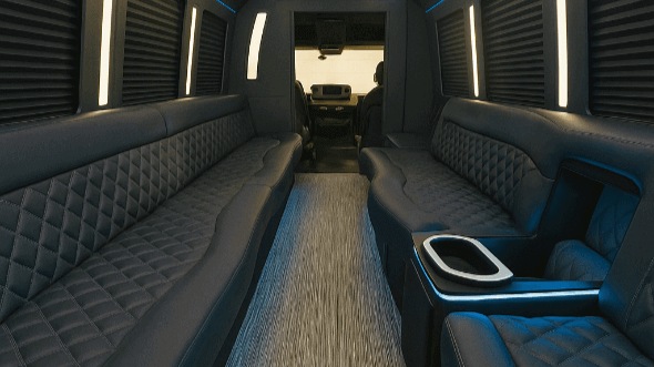 Interior of Charter Bus Company Melbourne's 20 Passenger Party Bus in Melbourne