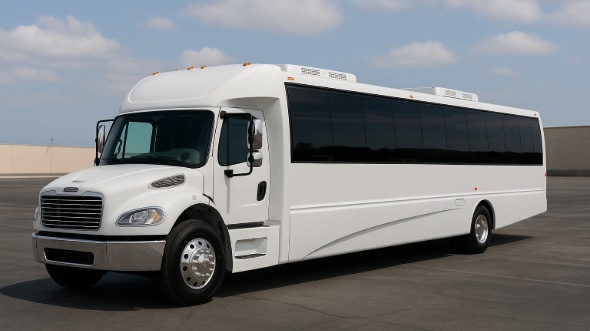 Exterior of Charter Bus Company Fort Pierce's 25 Passenger Party Bus in Fort Pierce