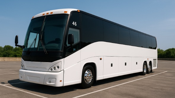 Exterior of Charter Bus Company Boynton Beach's 40 Passenger Party Bus in Boynton Beach