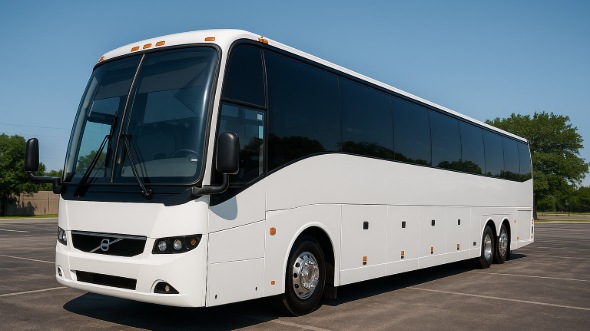 Exterior of Charter Bus Company Coral Springs's 50 Passenger Party Bus in Coral Springs