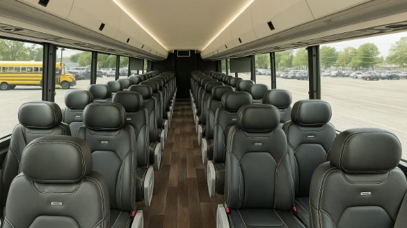 25 passenger minibus interior